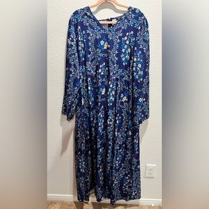 Blue Pattern Dress